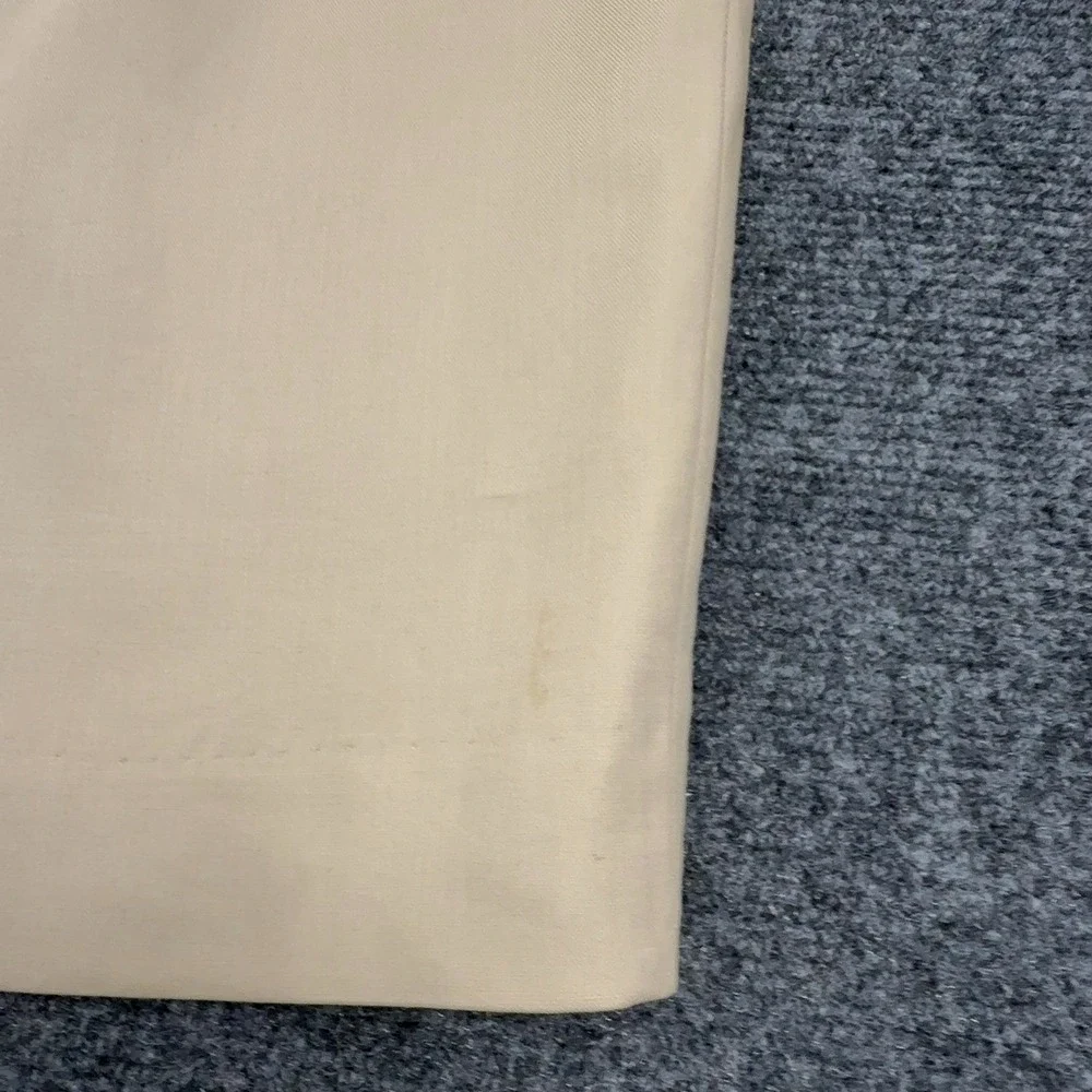 J Crew Skirt Womens 4 Tan Cotton Pencil Mini Office Casual Classic Minimalist